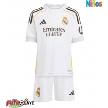 Camiseta Real Madrid Aurelien Tchouameni #14 Primera Equipación para niños 2025-26 manga corta (+ pantalones cortos)